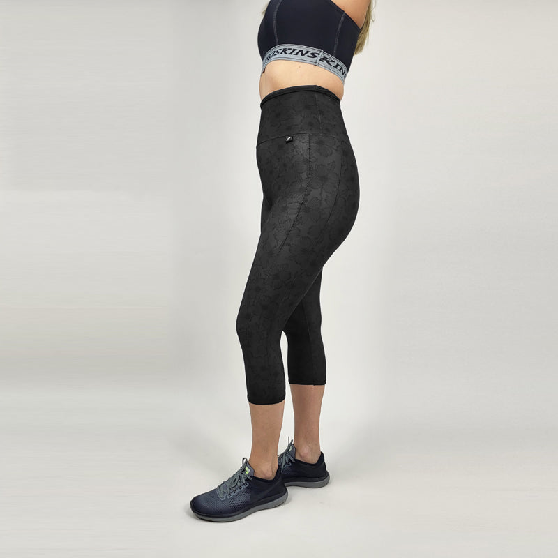 Slim High Waisted Narrow Panel Capri