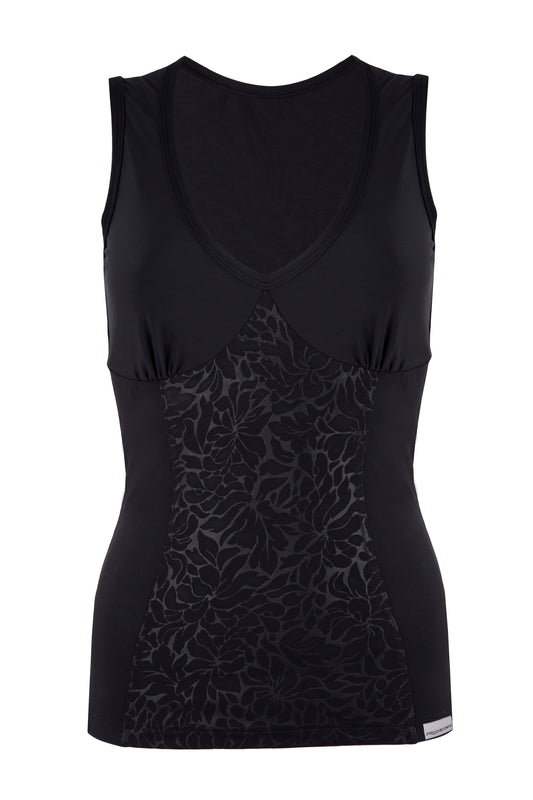 Slim Luxe Panel Vest Top