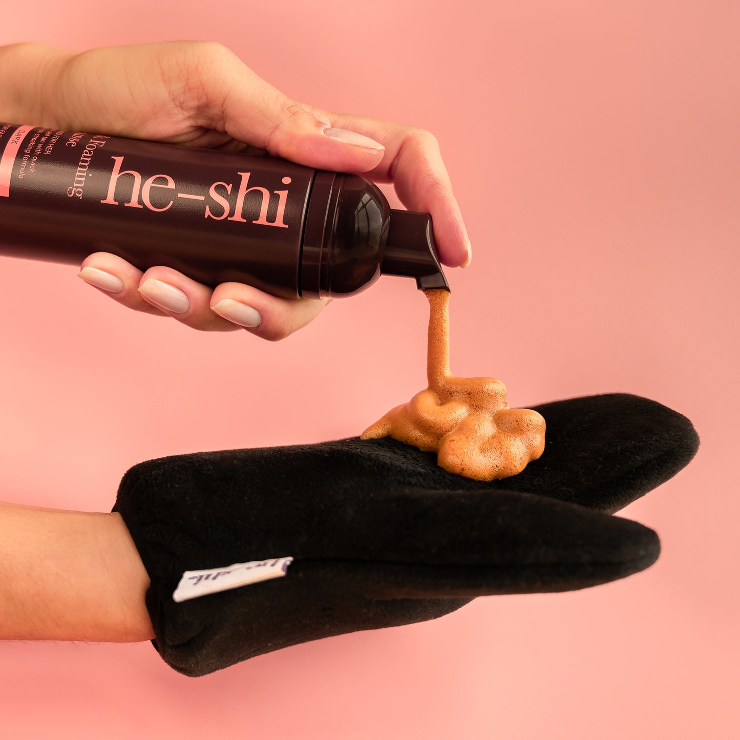 He-Shi Dark Foaming Mousse  150ml