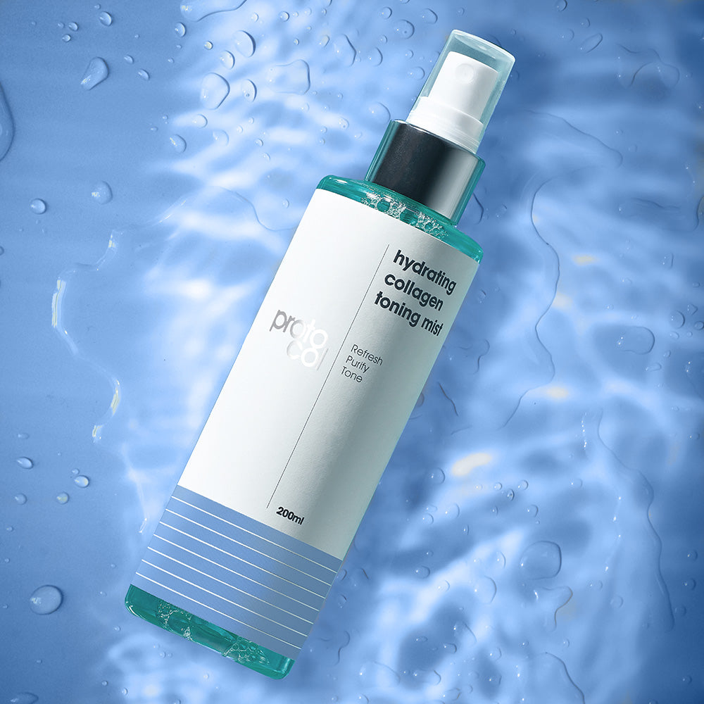 The Collagen Toning Mist in water